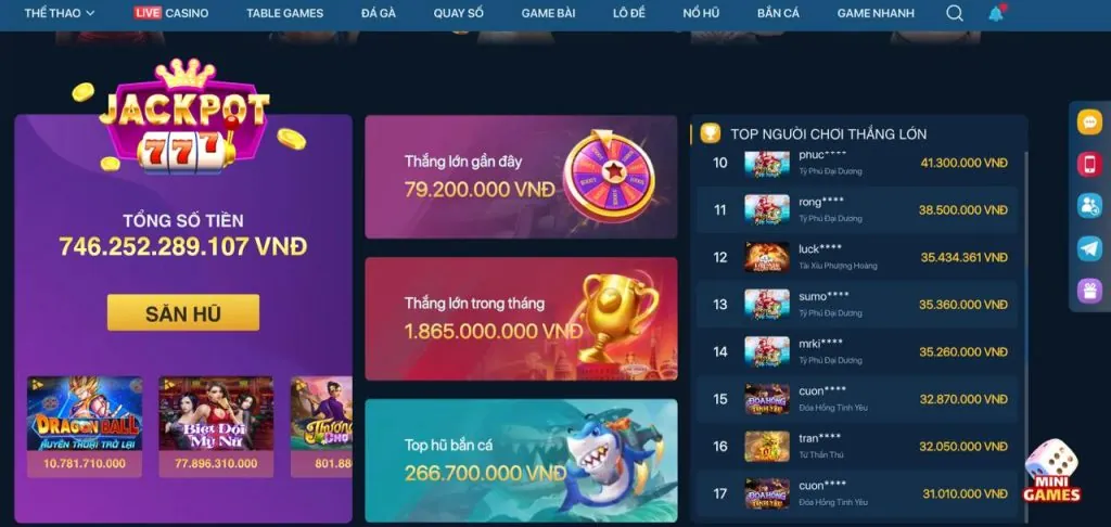 Giao diện ứng dụng 868vip1 Casino với các tính năng nổi bật